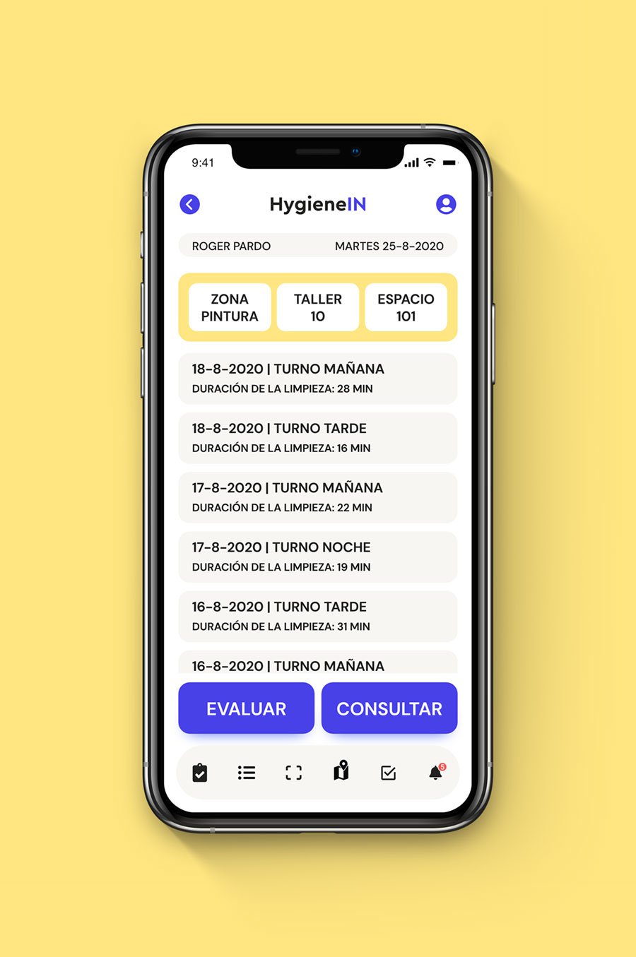 Pantalla 7 de la app