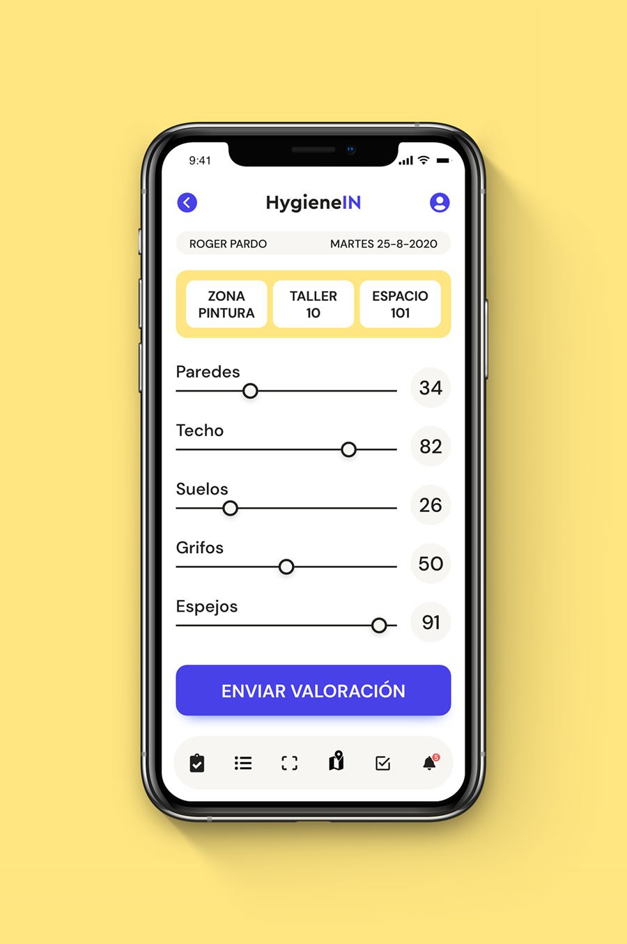 Pantalla 8 de la app